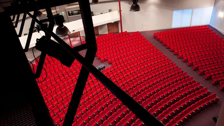 Bovenaanzicht van het Auditorium