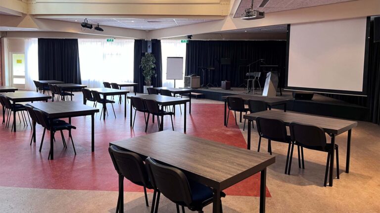 Aula in schoolopstelling